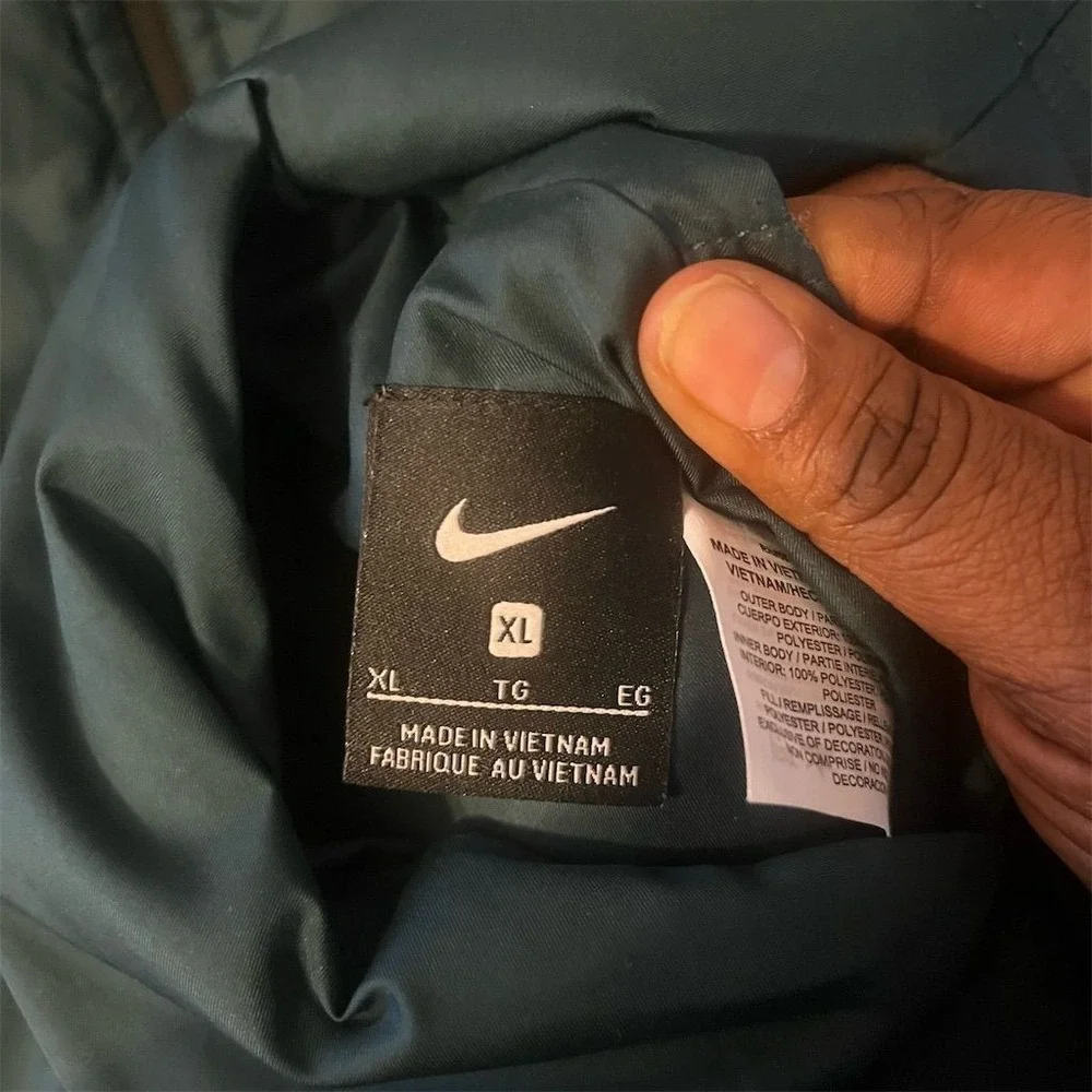 Nike Men's Full Zip  Reversible Windbreaker Puffer‎ Vest Size XL